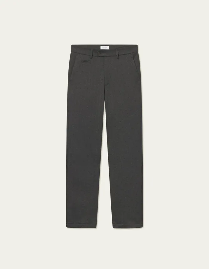 Pants Men Les Deux Como Herringbone Suit Pants 8211 BlackOlive Night