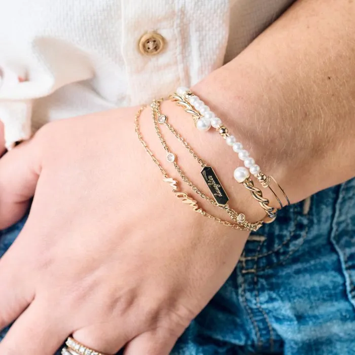 039Daughter039 Infinity Chain Bracelet Adjustable Silver Women Alex And Ani Love