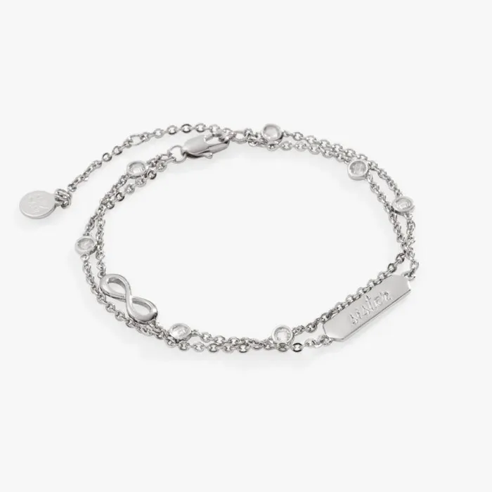039Sister039 Infinity Chain Bracelet Adjustable Silver Women Alex And Ani Bracelets 039Sister039 Infinity Chain Bracelet Adjustable Silver Women Alex And Ani Bracelets
