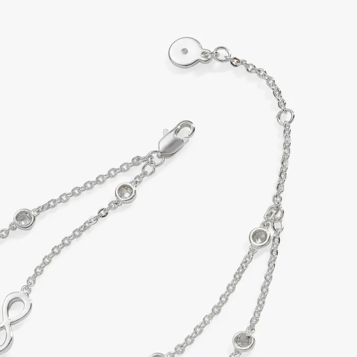039Sister039 Infinity Chain Bracelet Adjustable Silver Women Alex And Ani Love