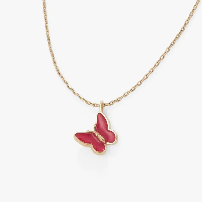 90s Nostalgia Butterfly Necklace Gold Women Alex And Ani Growth New Beginnings