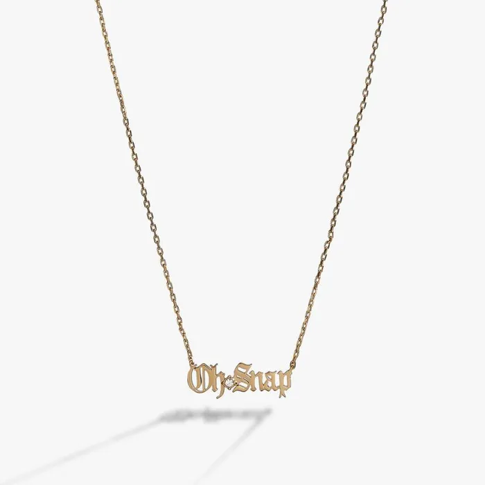 90s Nostalgia Oh Snap Necklace Gold Women Alex And Ani Halloween