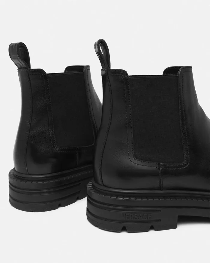 Adriano Chelsea Boots Black Men Versace Boots