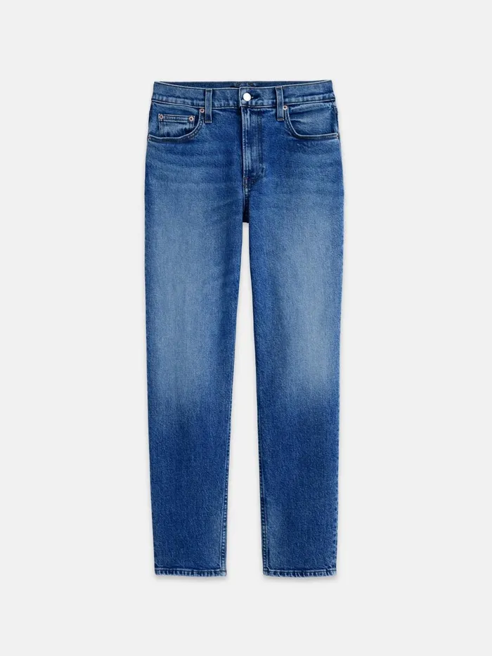 Alex Mill Denim Women Amber MidRise Slim Jean Vintage Dark Indigo