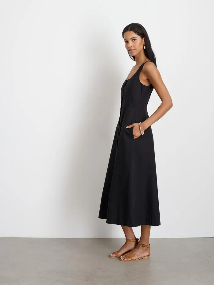 Alex Mill Dresses Skirts Women Piper Dress Rich Black Alex Mill Dresses Skirts Women Piper Dress Rich Black