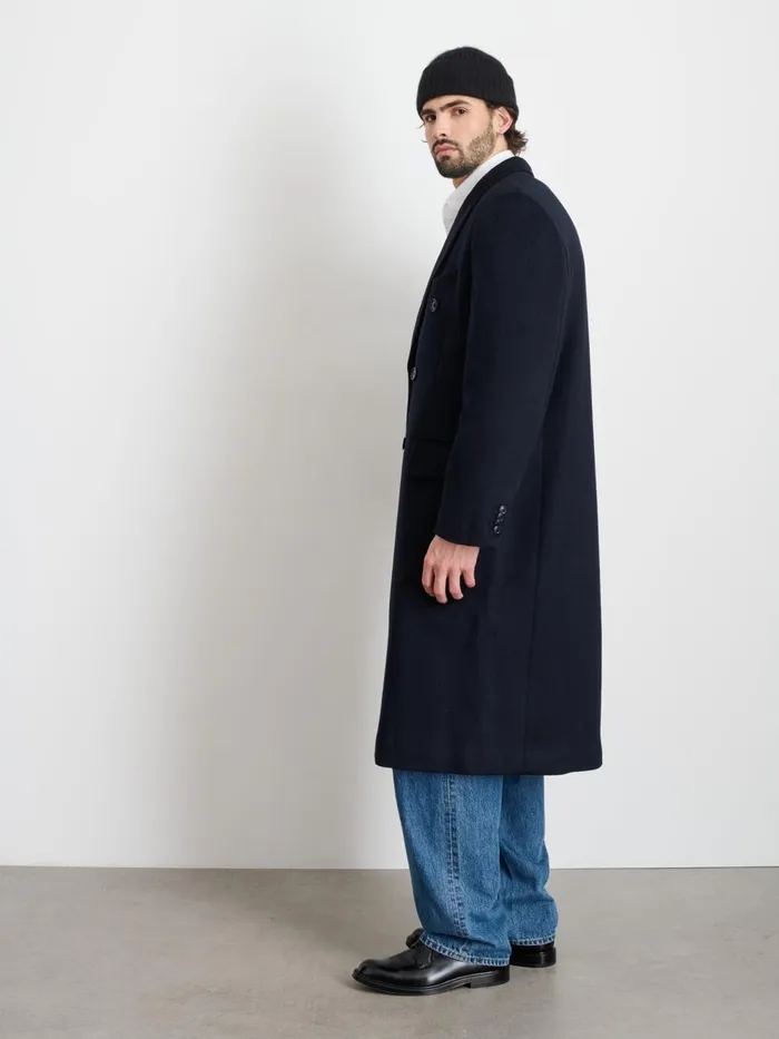 Alex Mill Jackets Coats Men James Double Breasted Top Coat In Wool