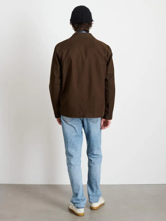 Alex Mill Jackets Coats Men Work Jacket In Chamois Espresso