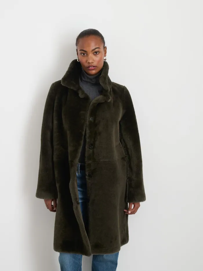 Alex Mill Jackets Outerwear Women Owen Barry Shearling Dorset Coat