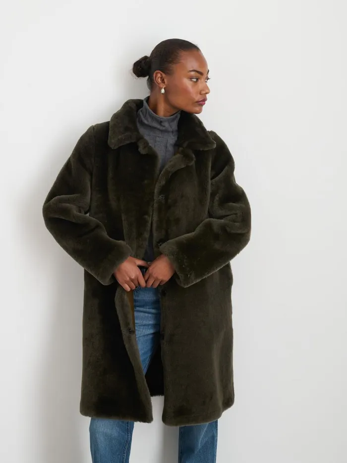 Alex Mill Jackets Outerwear Women Owen Barry Shearling Dorset Coat