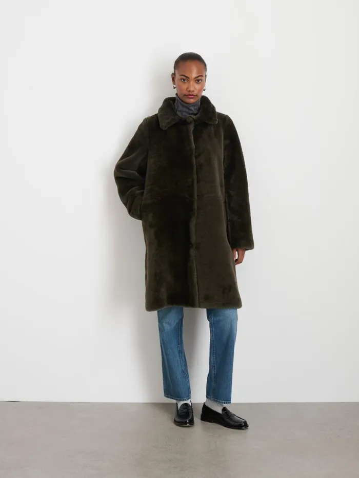 Alex Mill Jackets Outerwear Women Owen Barry Shearling Dorset Coat