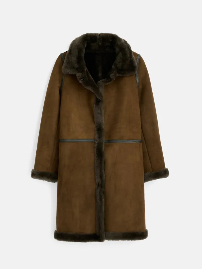 Alex Mill Jackets Outerwear Women Owen Barry Shearling Dorset Coat