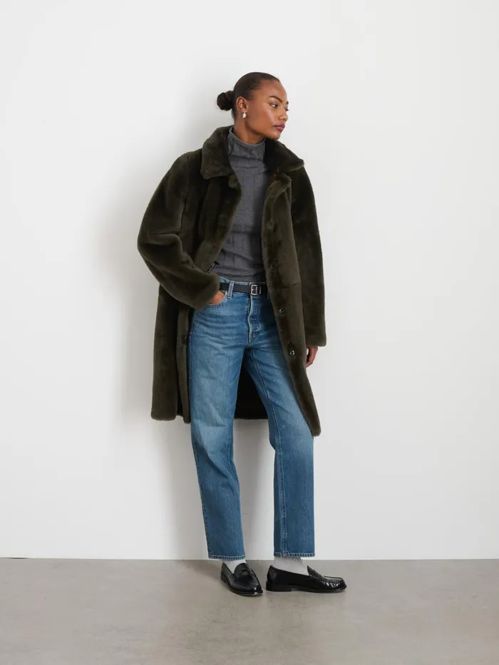 Alex Mill Jackets Outerwear Women Owen Barry Shearling Dorset Coat