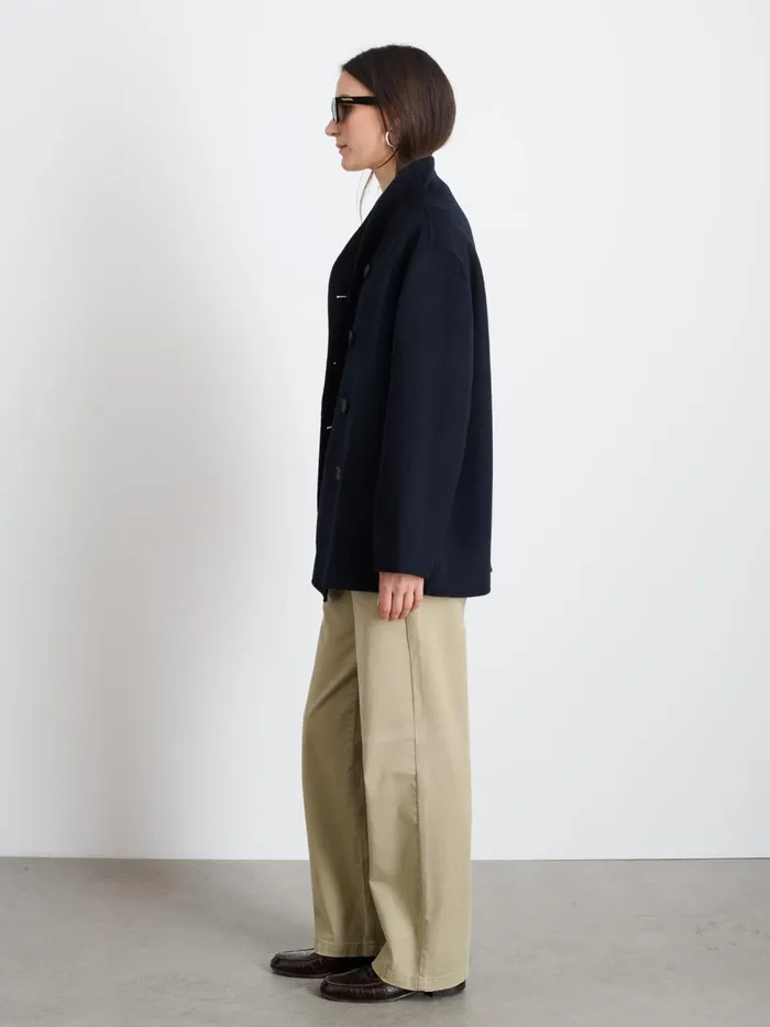 Alex Mill Jackets Outerwear Women Sophia Coat In Wool Dark Navy