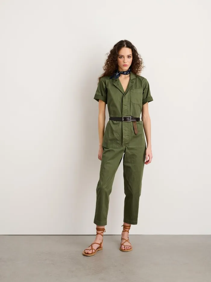 Alex Mill Jumpsuits Women Standard Short Sleeve Jumpsuit Faded Olive