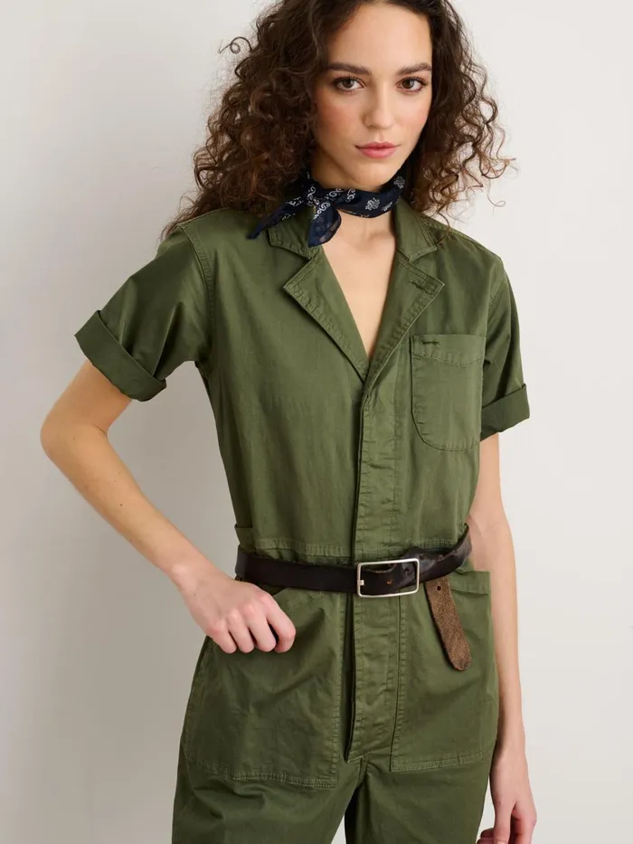 Alex Mill Jumpsuits Women Standard Short Sleeve Jumpsuit Faded Olive