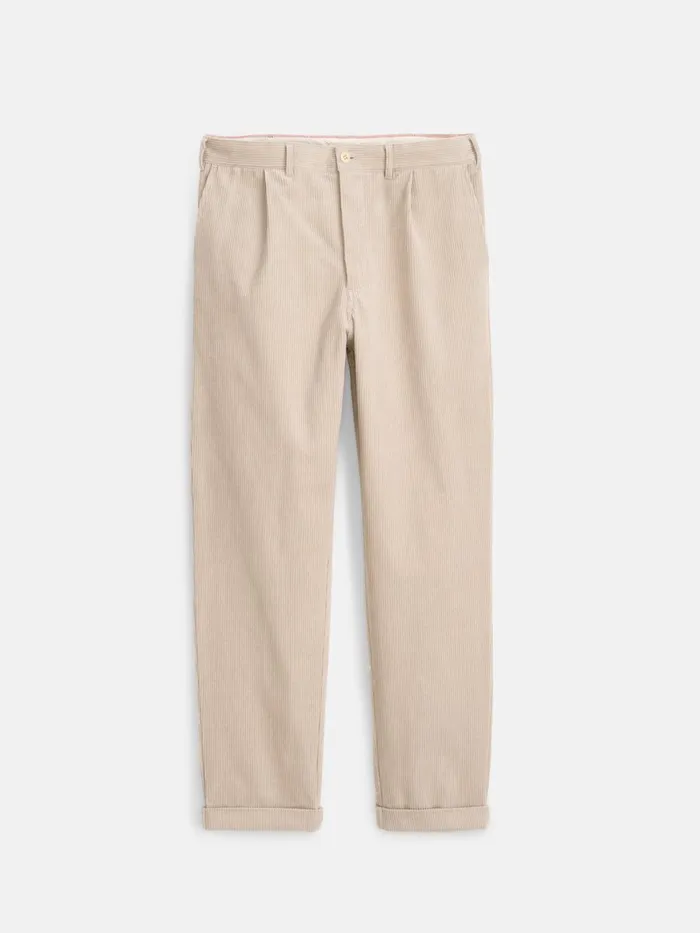 Alex Mill Pants Men Standard Pleated Pant In Corduroy Cloud Grey