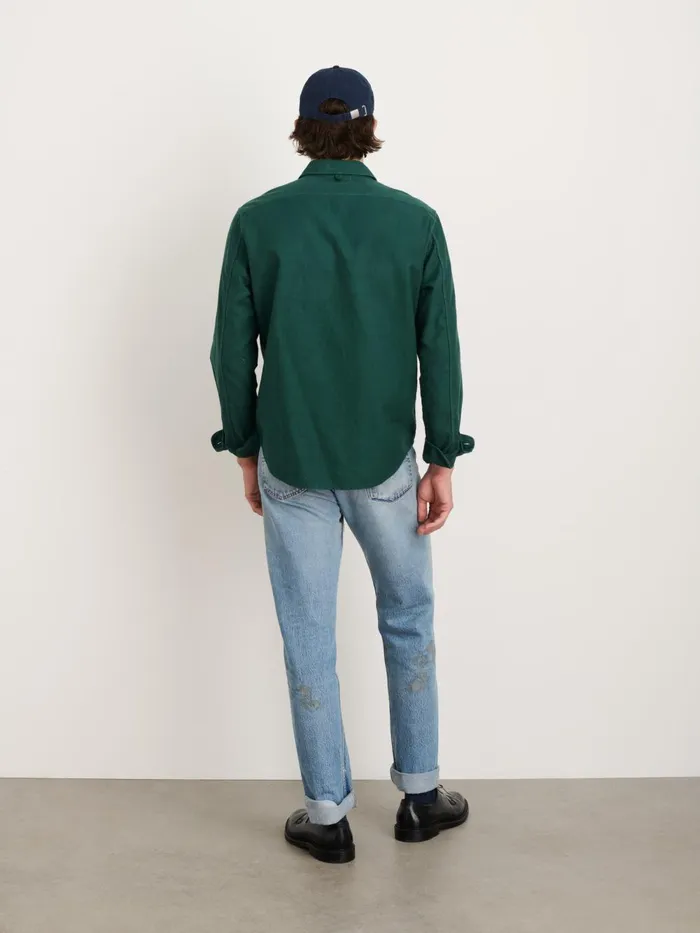 Alex Mill Shirts Men Highland Shirt In Chamois Trekking Green