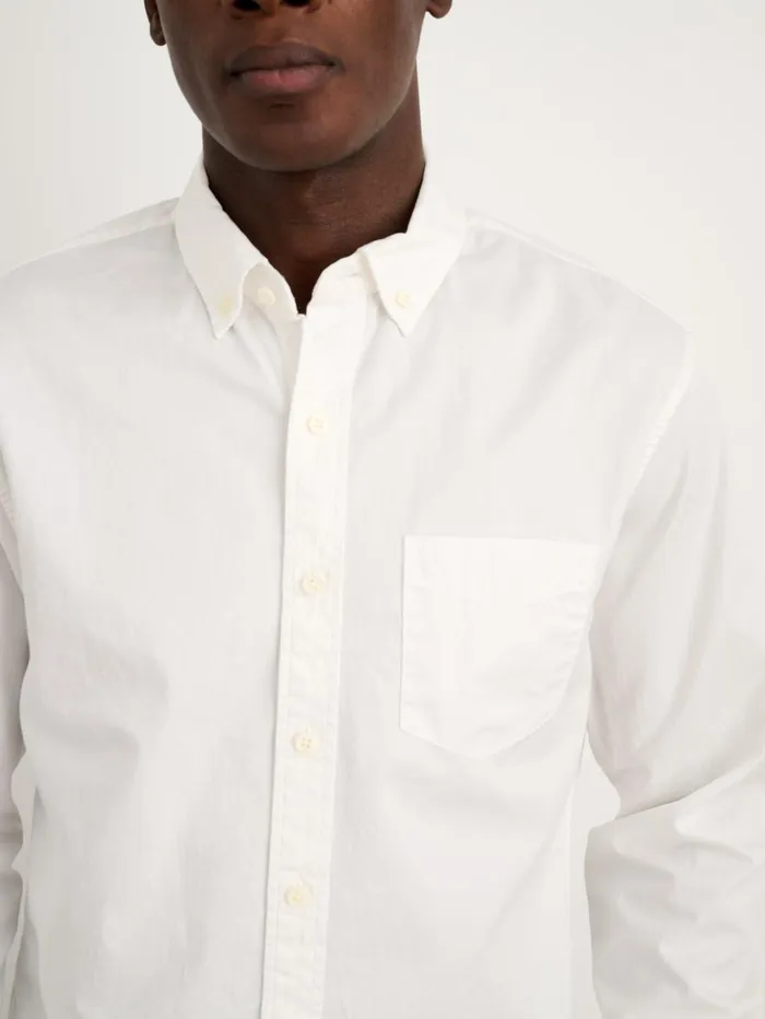 Alex Mill Shirts Men Mill Shirt In Cotton Poplin White
