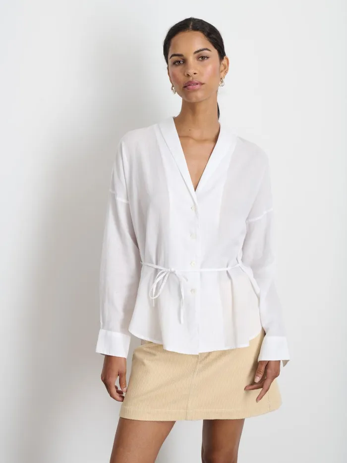Alex Mill Shirts Tops Women Karlie Shirt In Cotton Voile White