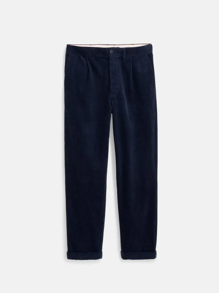 Alex Mill Suiting Blazers Men Standard Pleated Pant In Corduroy Long Inseam Dark Navy Alex Mill Suiting Blazers Men Standard Pleated Pant In Corduroy Long Inseam Dark Navy