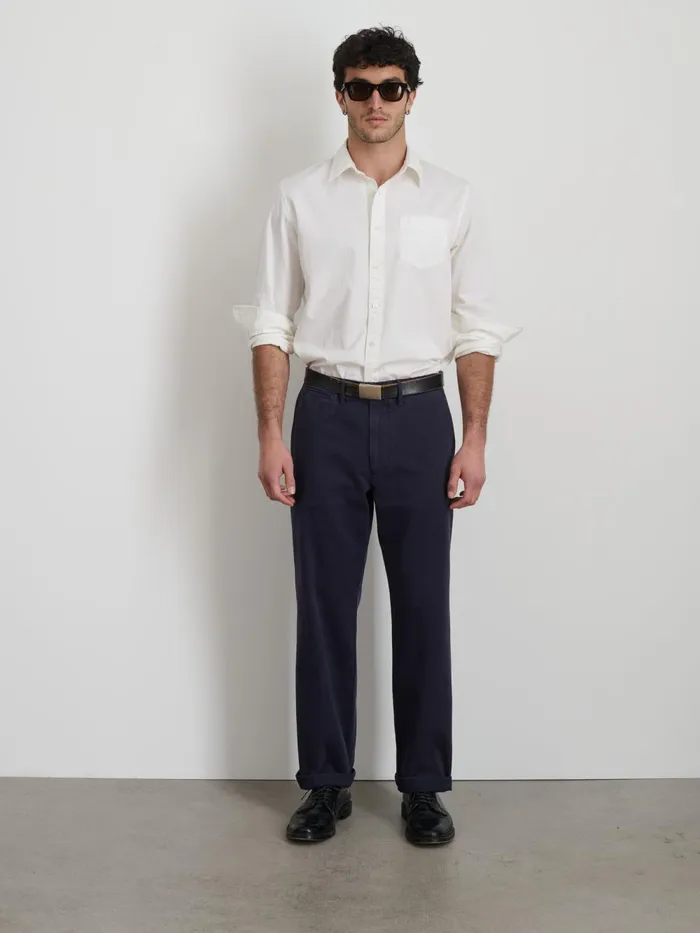 Alex Mill Suiting Blazers Men Straight Leg Pant In Vintage Washed Chino Dark Navy
