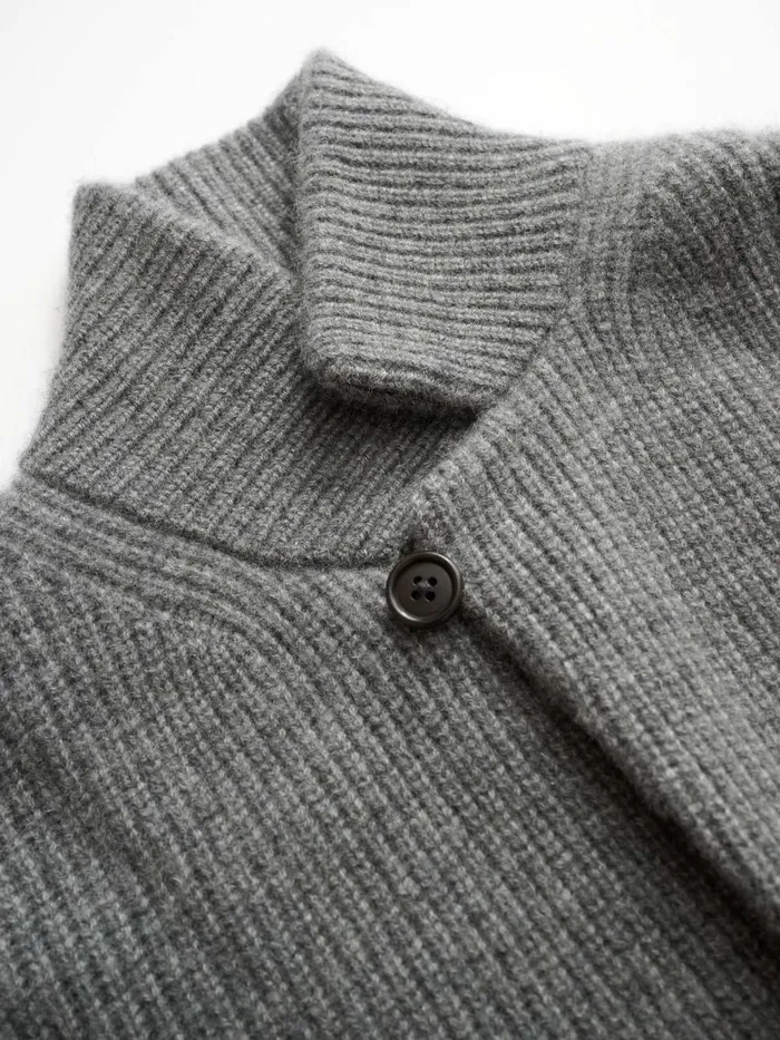 Alex Mill Sweaters Sweatshirts Men Mitchell Cardigan In Washed Cashmere Heather Pewter