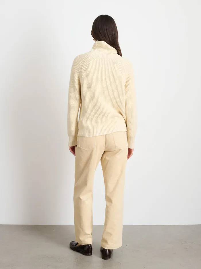 Alex Mill Sweaters Women Chelsea Turtleneck In Cotton Cashmere Cream Alex Mill Sweaters Women Chelsea Turtleneck In Cotton Cashmere Cream