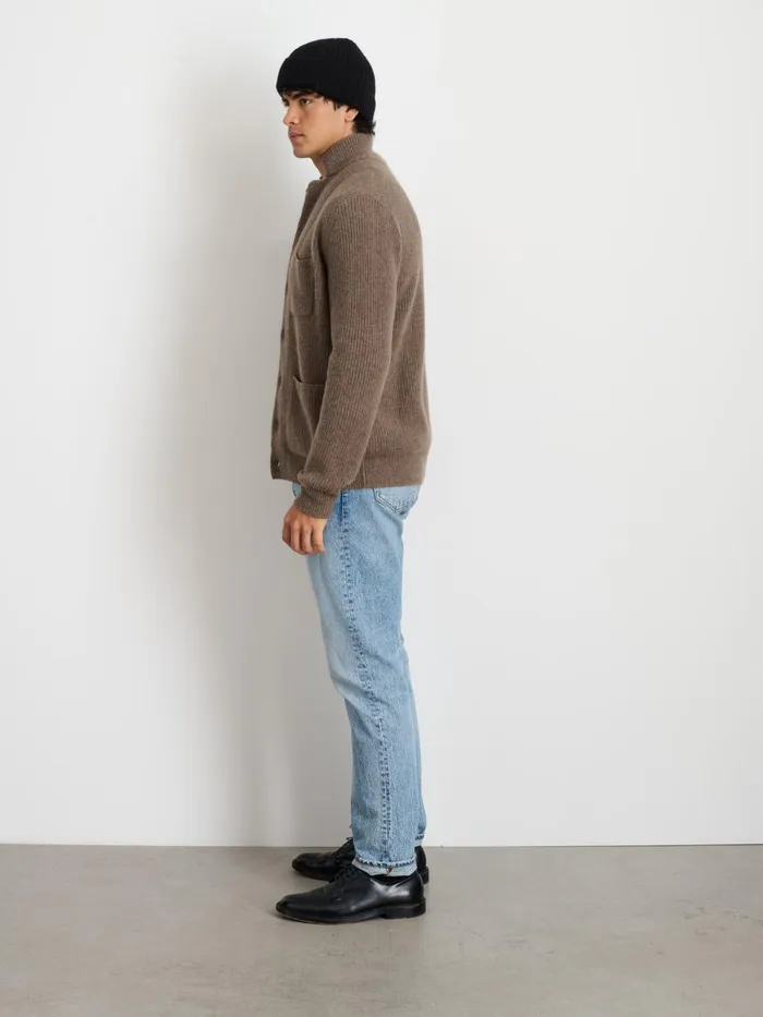 Alex Mill Sweaters Women Mitchell Cardigan In Washed Cashmere Heather Walnut