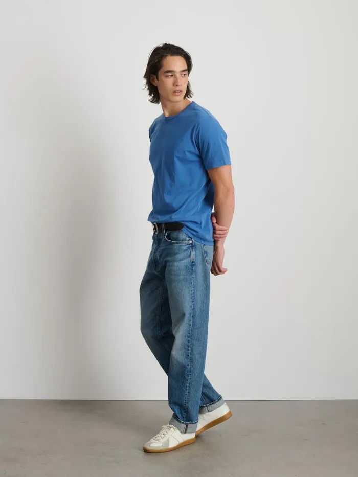 Alex Mill Tees Polos Men Lightweight Mercer Tee Blue