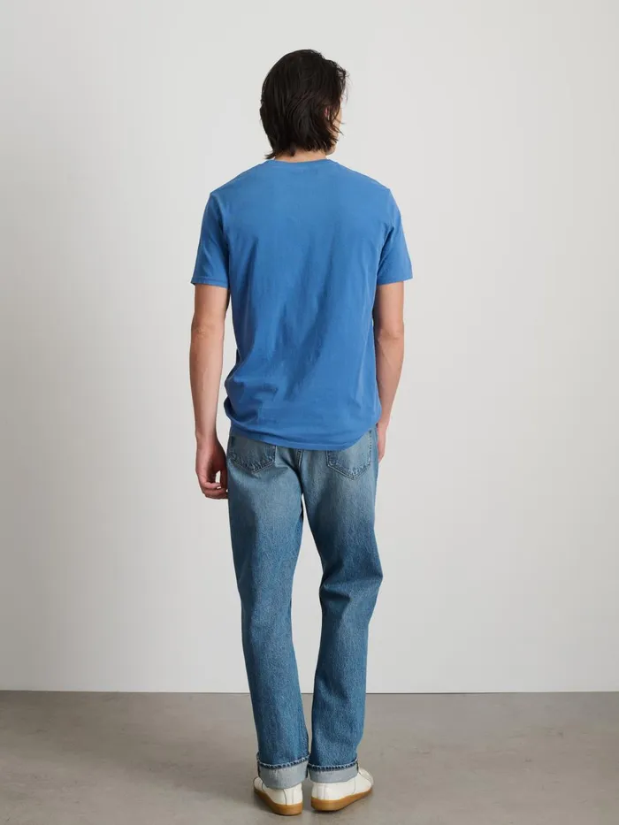 Alex Mill Tees Polos Men Lightweight Mercer Tee Blue
