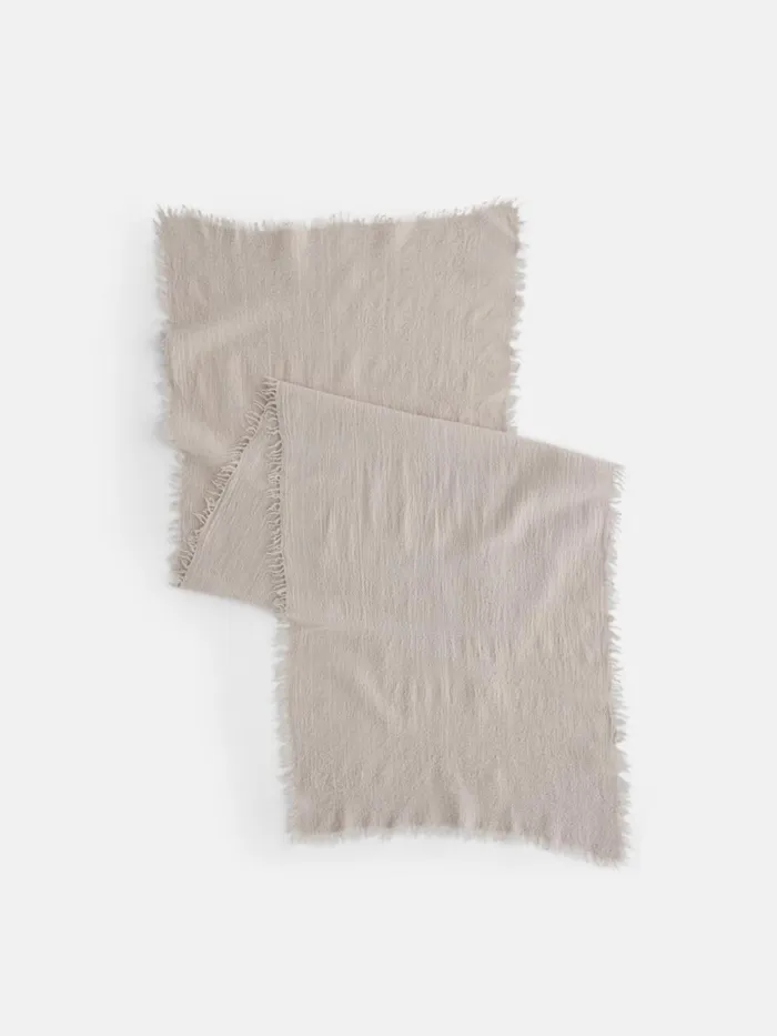 Alex Mill Women Jamie Boiled Wool Scarf Summer Linen