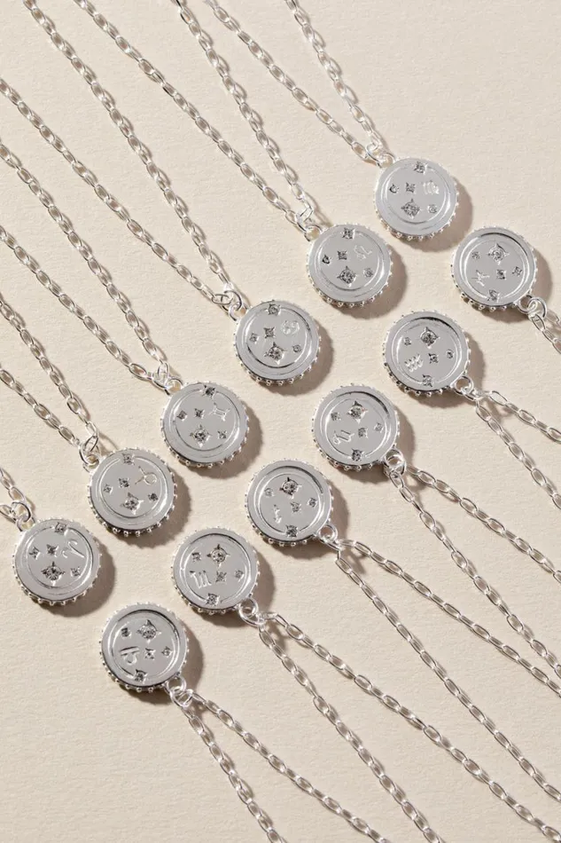 Aquarius Zodiac Precious Necklace Sterling Silver Women Alex And Ani Birthday