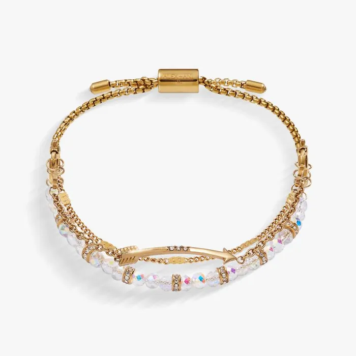 Arrow Stranded Bracelet Set Stainless Steel Gold Women Alex And Ani Fine Jewelry Arrow Stranded Bracelet Set Stainless Steel Gold Women Alex And Ani Fine Jewelry