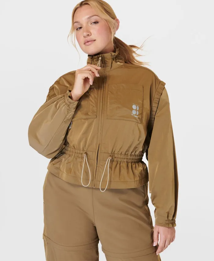 Ascend 2 In 1 Hiking Jacket X Sweaty Betty Antique Copper Women Merrell Tops