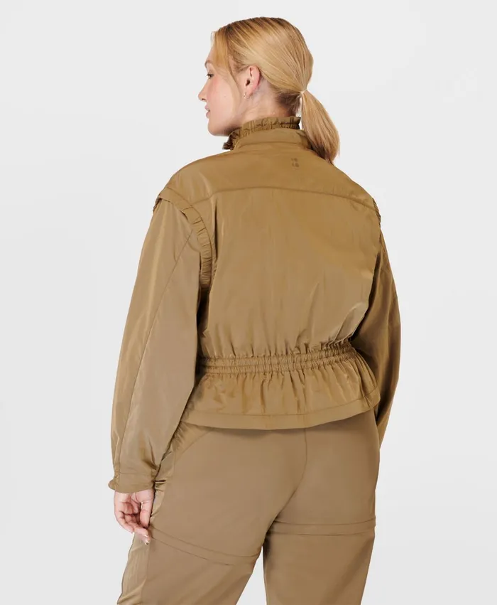 Ascend 2 In 1 Hiking Jacket X Sweaty Betty Antique Copper Women Merrell Tops