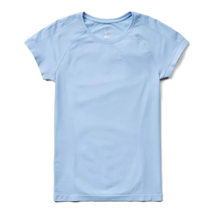 Ascend Athlete Seamless Workout TShirt X Sweaty Betty Breeze Blue Women Merrell Tops