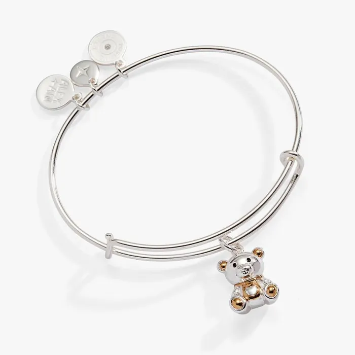 Baby039s First Christmas Bracelet Two Tone Women Alex And Ani Bracelets