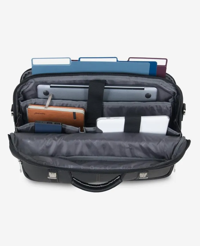 Bags and Belts Men Kenneth Cole Leather 156Inch Double Compartment Flapover Computer Bag Black Bags and Belts Men Kenneth Cole Leather 156Inch Double Compartment Flapover Computer Bag Black