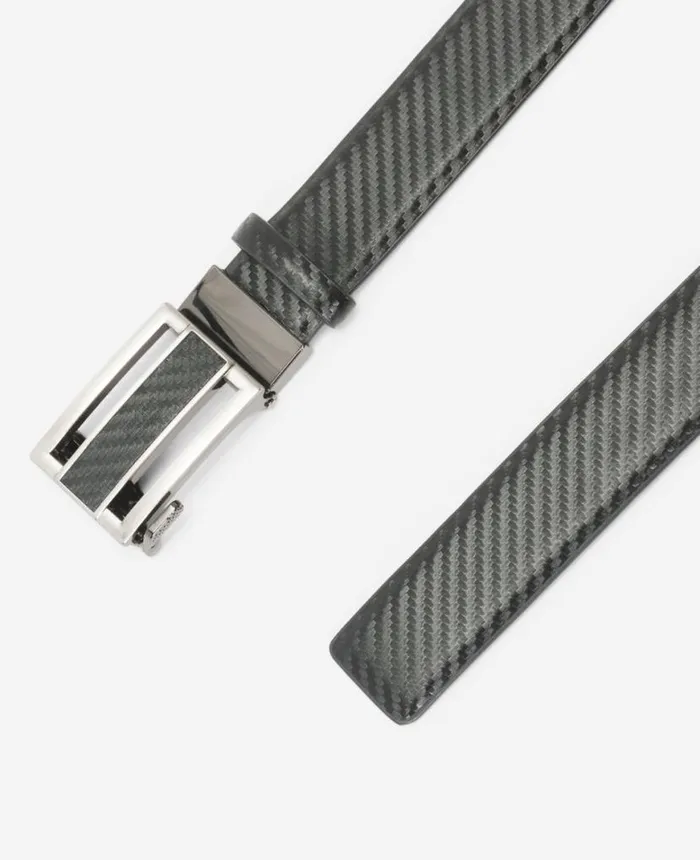 Bags and Belts Men Kenneth Cole Textured Tracklock Belt Carbon Fiber Bags and Belts Men Kenneth Cole Textured Tracklock Belt Carbon Fiber