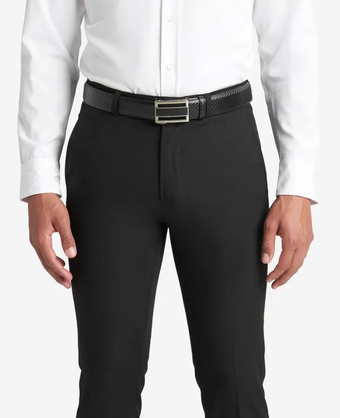 Bags and Belts Men Kenneth Cole Textured Tracklock Belt Carbon Fiber Bags and Belts Men Kenneth Cole Textured Tracklock Belt Carbon Fiber