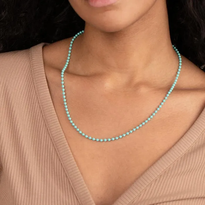 Ball Chain Necklace Turquoise Cerakote Turquoise Women Alex And Ani Necklaces Ball Chain Necklace Turquoise Cerakote Turquoise Women Alex And Ani Necklaces