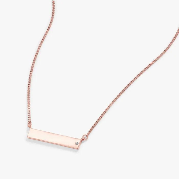 Bar Necklace With Crystal Accent Silver Women Alex And Ani Anniversary