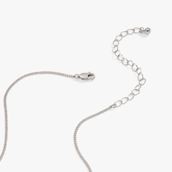 Bar Necklace With Crystal Accent Silver Women Alex And Ani Anniversary