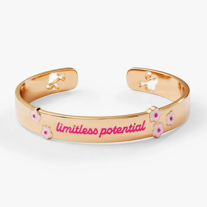 Barbie Cuff Bracelet Gold Women Alex And Ani Flower