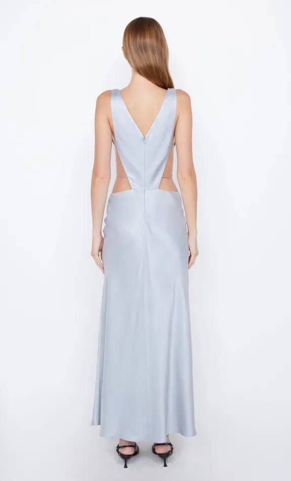 Bec Bridge AGATHE DIAMOND DRESS 8211 DOVE BLUE Women Maxi Dresses