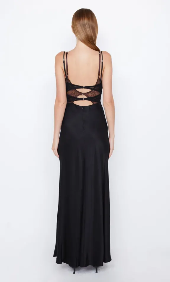 Bec Bridge AMORAS CUT OUT DRESS 8211 BLACKCHOCOLATE Women Prom Dresses