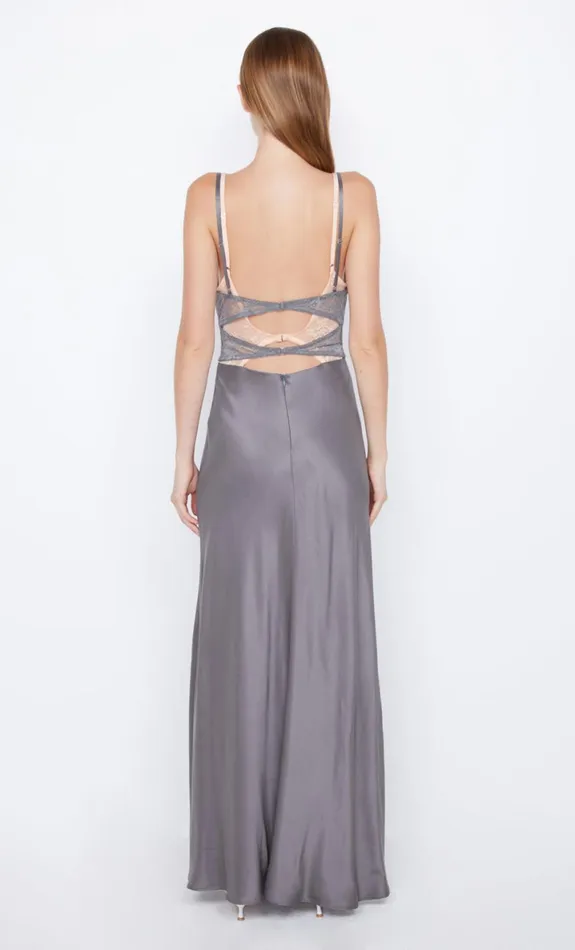 Bec Bridge AMORAS CUT OUT DRESS 8211 GREYPEACH Women Wedding Guest