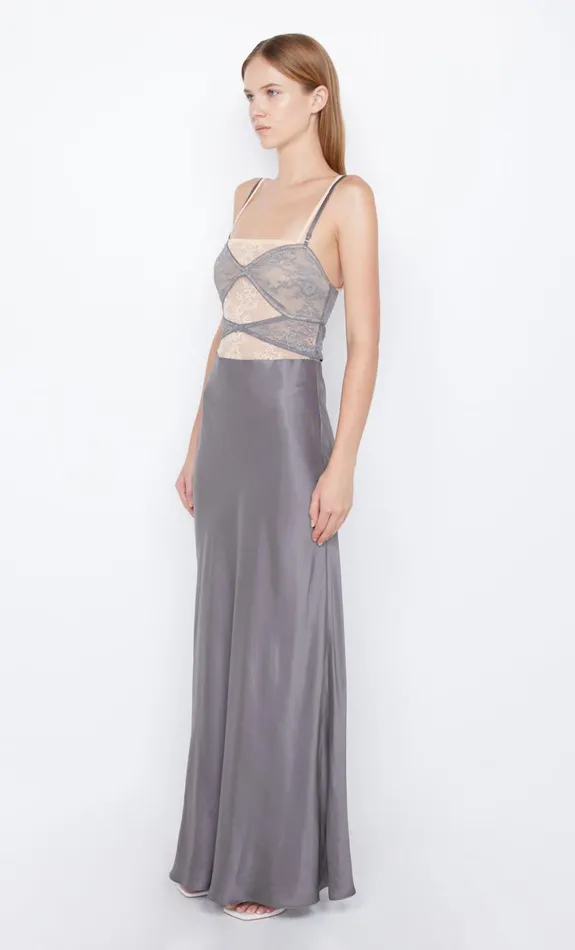 Bec Bridge AMORAS CUT OUT DRESS 8211 GREYPEACH Women Wedding Guest