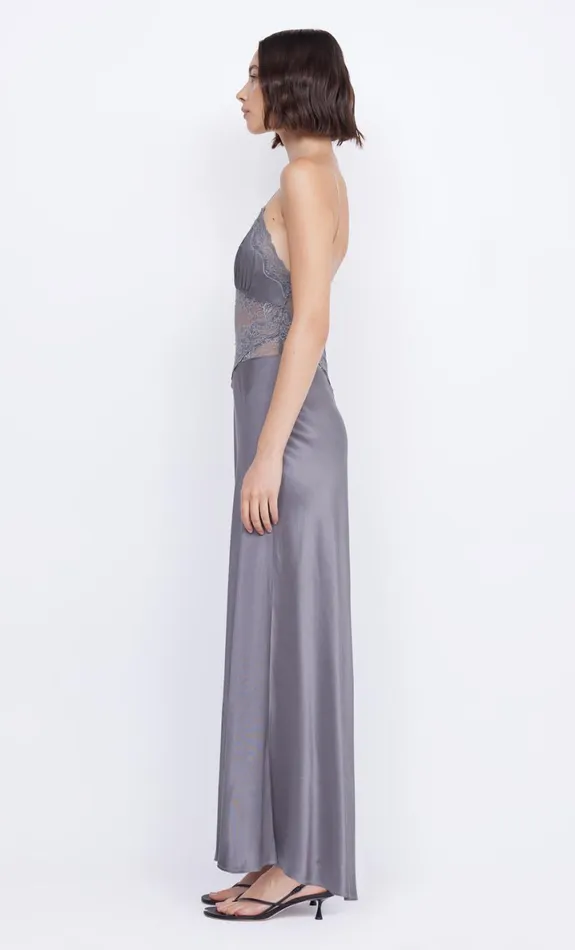 Bec Bridge AMORAS MAXI DRESS 8211 GREY Women Prom Dresses