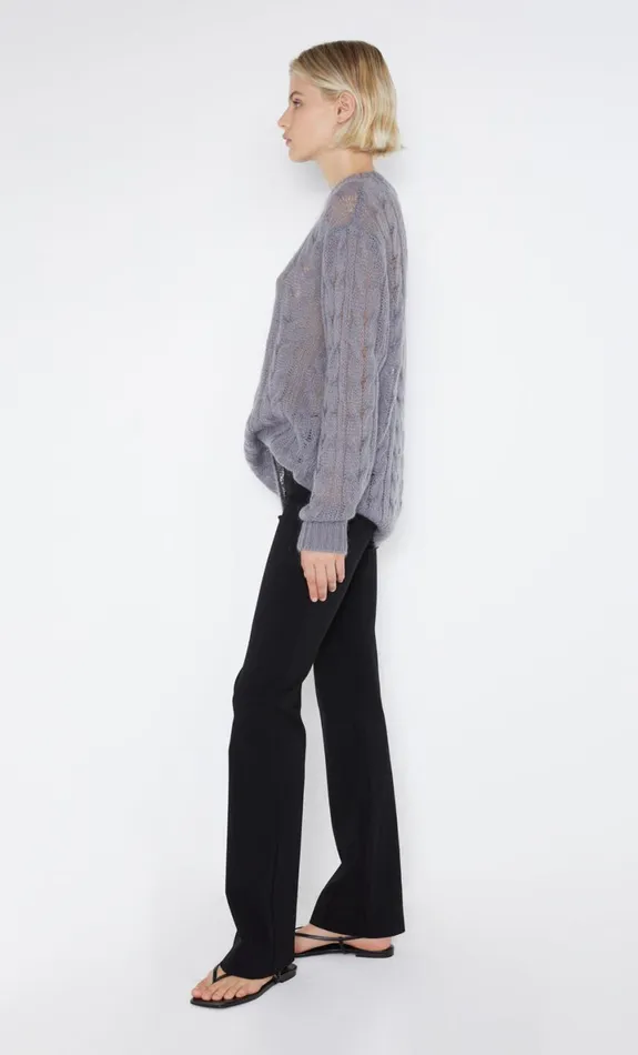 Bec Bridge ANTOINE KNIT JUMPER 8211 GUNMETAL Women Long Sleeve